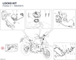 LOCKS KIT 59822081A diagram position