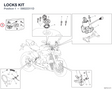 LOCKS KIT 59822311D diagram position