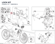 LOCK KIT 59822561A diagram position
