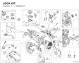 LOCK KIT 59822621F diagram position