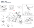 LOCK KIT 59822632AA diagram position
