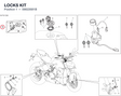 LOCKS KIT 59822681B diagram position