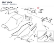 SEAT LOCK 59840061A diagram position
