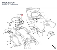 LOCK LATCH 59920081A diagram position