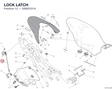 LOCK LATCH 59920101A diagram position