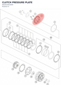 Diagram preview: CLUTCH PRESSURE PLATE (A62632003000)