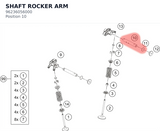 Diagram preview: SHAFT ROCKER ARM (96236056000)