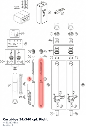 Diagram preview: Cartridge 34x340 cpl. Right (48602225S02)