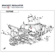 BRACKET, REGULATOR product image