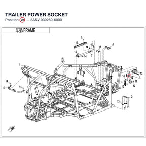 TRAILER POWER SOCKET product image