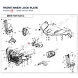 FRONT INNER LOCK PLATE product image