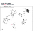 REAR LH FENDER product image