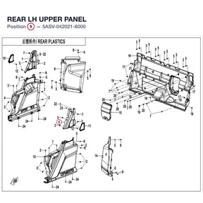 REAR LH UPPER PANEL product image