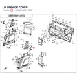 LH SERVICE COVER product image