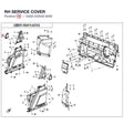 RH SERVICE COVER product image