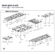 REAR SKID PLATE product image