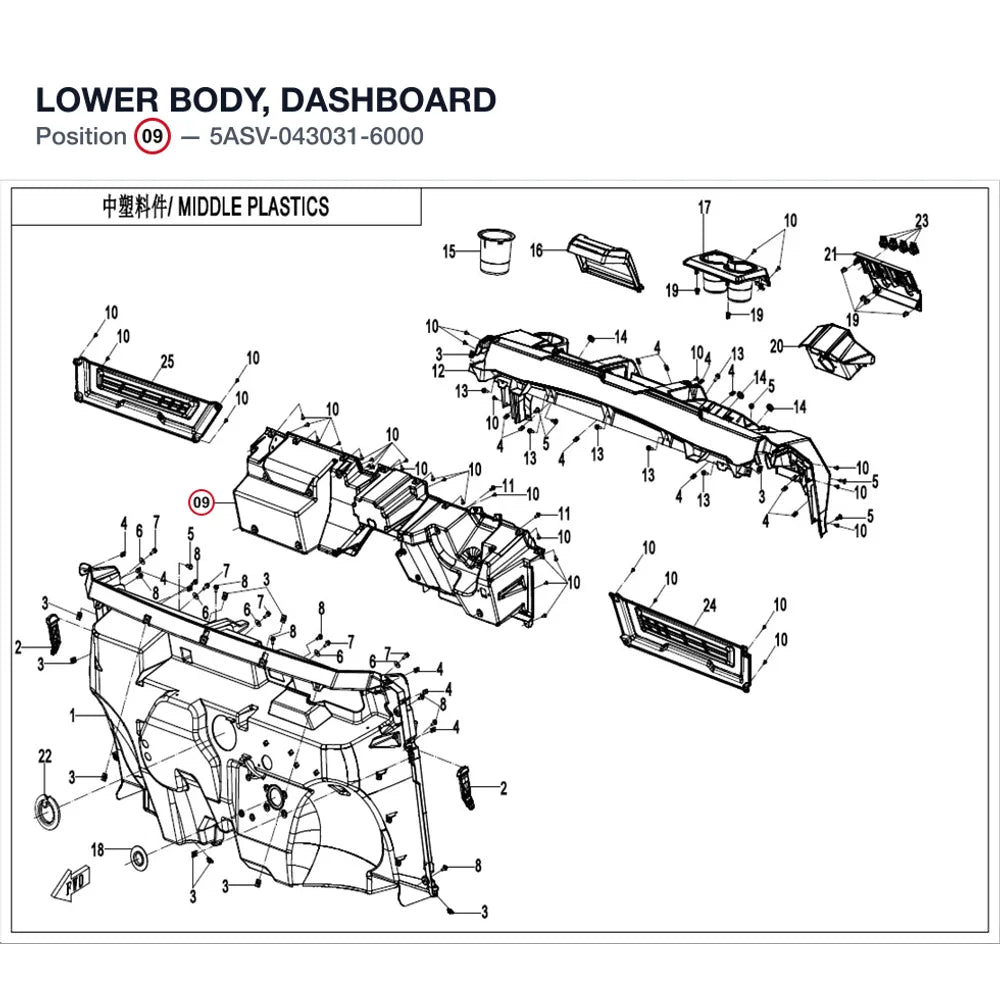 LOWER BODY, DASHBOARD product image