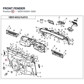 FRONT FENDER product image