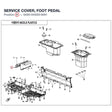 SERVICE COVER, FOOT PEDAL product image