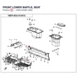FRONT LOWER BAFFLE, SEAT product image