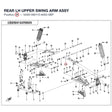 REAR LH UPPER SWING ARM ASSY product image