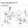 REAR LH LOWER SWING ARM ASSY product image