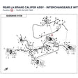 REAR LH BRAKE CALIPER ASSY - INTERCHANGEABLE WITH 5BWB-081200-10000 product image