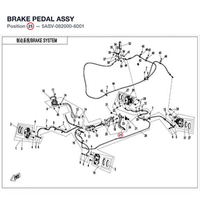 BRAKE PEDAL ASSY product image