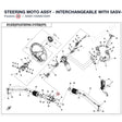STEERING MOTO ASSY - INTERCHANGEABLE WITH 5ASV-104060-6200 product image