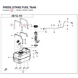 PRESS STRAP, FUEL TANK product image