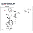 PRESS STRAP, FUEL TANK product image