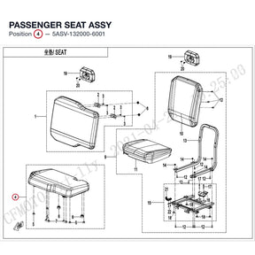 PASSENGER SEAT ASSY product image