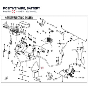 POSITIVE WIRE, BATTERY product image