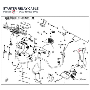 STARTER RELAY CABLE product image