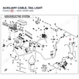 AUXILIARY CABLE, TAIL LIGHT product image