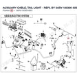 AUXILIARY CABLE, TAIL LIGHT - REPL BY 5ASV-150300-5000 product image