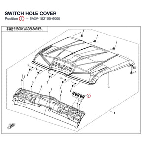 SWITCH HOLE COVER product image