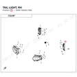 TAIL LIGHT, RH product image