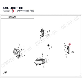 TAIL LIGHT, RH product image