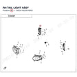 RH TAIL LIGHT ASSY product image