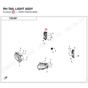 RH TAIL LIGHT ASSY product image