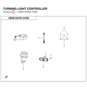 TURNING LIGHT CONTROLLER product image