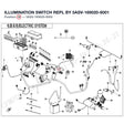 ILLUMINATION SWITCH REPL BY 5ASV-169020-6001 product image