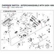 OVERRIDE SWITCH - INTERCHANGEABLE WITH  5ASV-169050-6000 product image