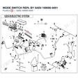 MODE SWITCH REPL BY 5ASV-169090-6001 product image