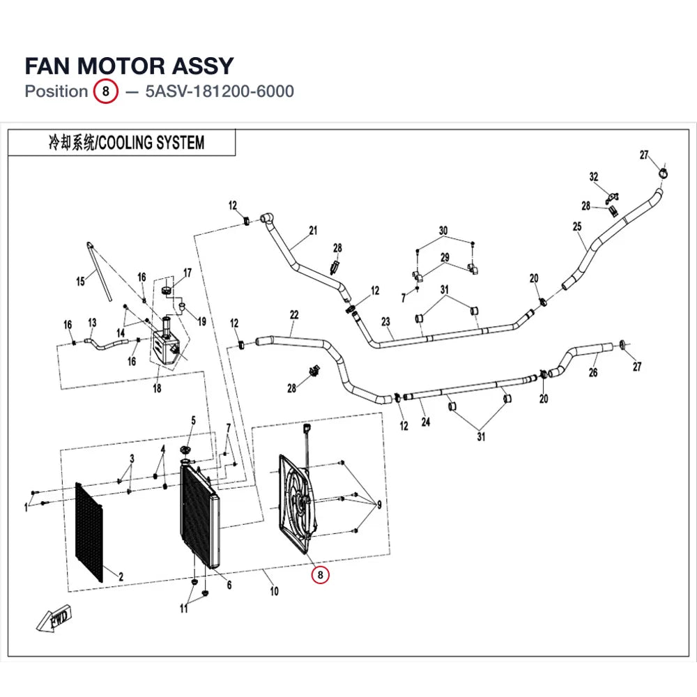 FAN MOTOR ASSY product image