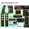 LABEL, TIRE PRESSURE AND LOAD product image