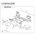 LH TORSIONAL SPRING product image
