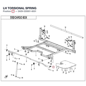 LH TORSIONAL SPRING product image