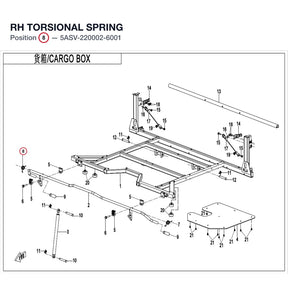 RH TORSIONAL SPRING product image